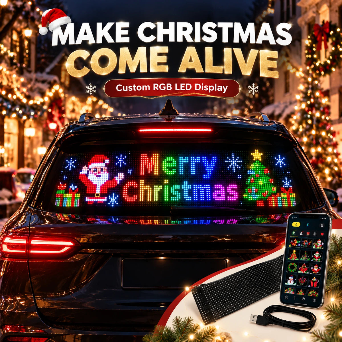 Merry Drive Custom LED Display