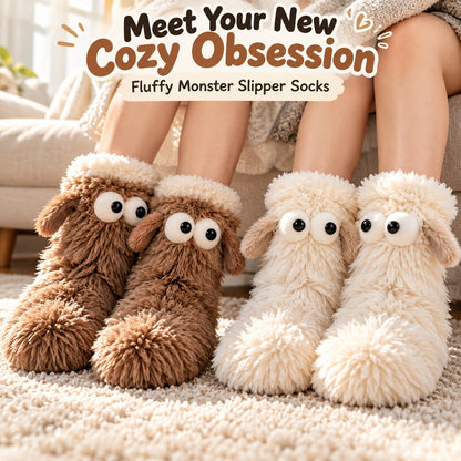 🔥Cute Monster Plush Slipper Socks | Limited-Time 56% OFF