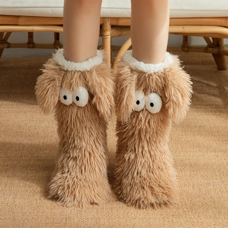 🔥Cute Monster Plush Slipper Socks | Limited-Time 56% OFF