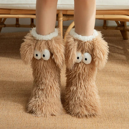 🔥Cute Monster Plush Slipper Socks | Limited-Time 56% OFF