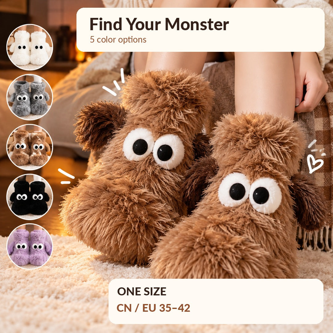 🔥Cute Monster Plush Slipper Socks | Limited-Time 56% OFF