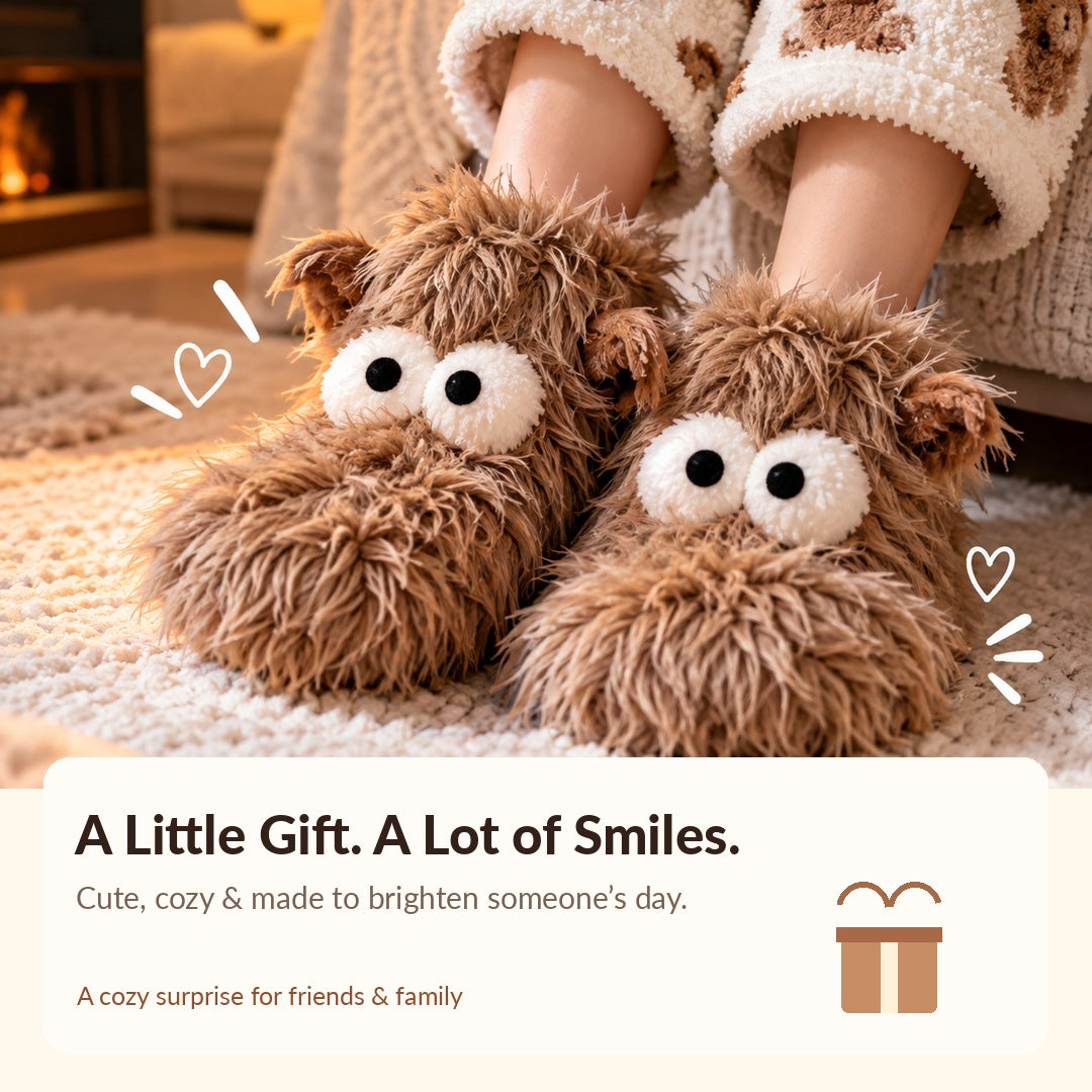 🔥Cute Monster Plush Slipper Socks | Limited-Time 56% OFF