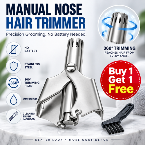 ✂️ Manual Nose Hair Trimmer