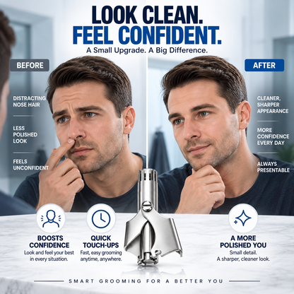 ✂️ Manual Nose Hair Trimmer