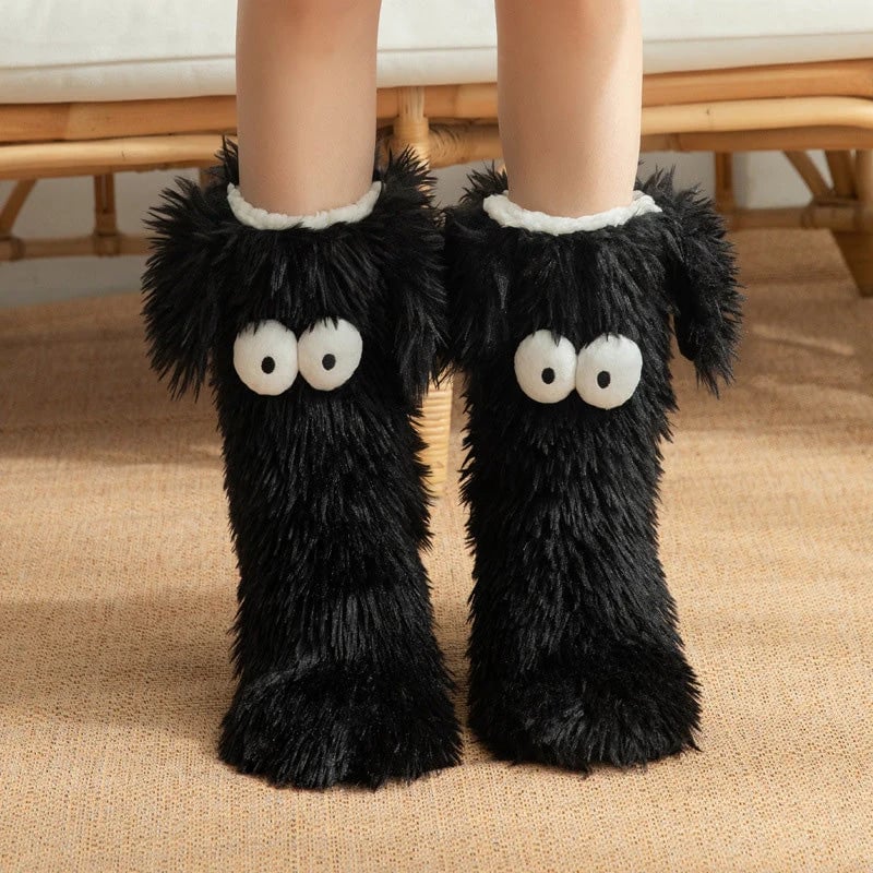 🔥Cute Monster Plush Slipper Socks | Limited-Time 56% OFF