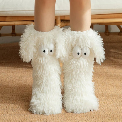 🔥Cute Monster Plush Slipper Socks | Limited-Time 56% OFF