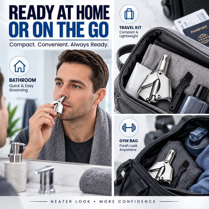 ✂️ Manual Nose Hair Trimmer