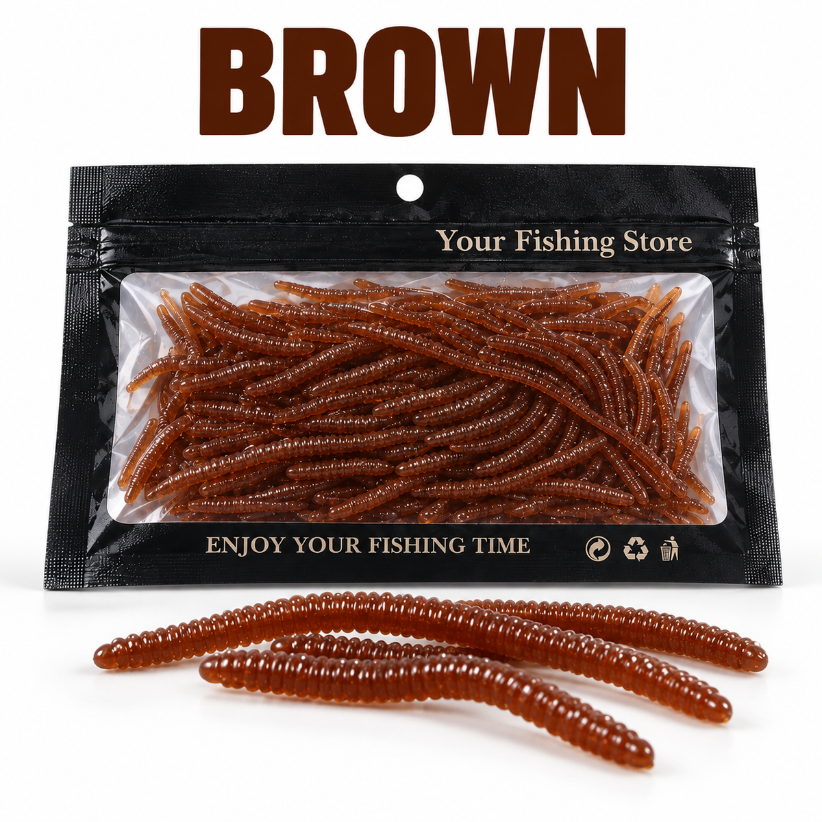 Shrimp-Scented Soft Worm Fishing Lures 🎣