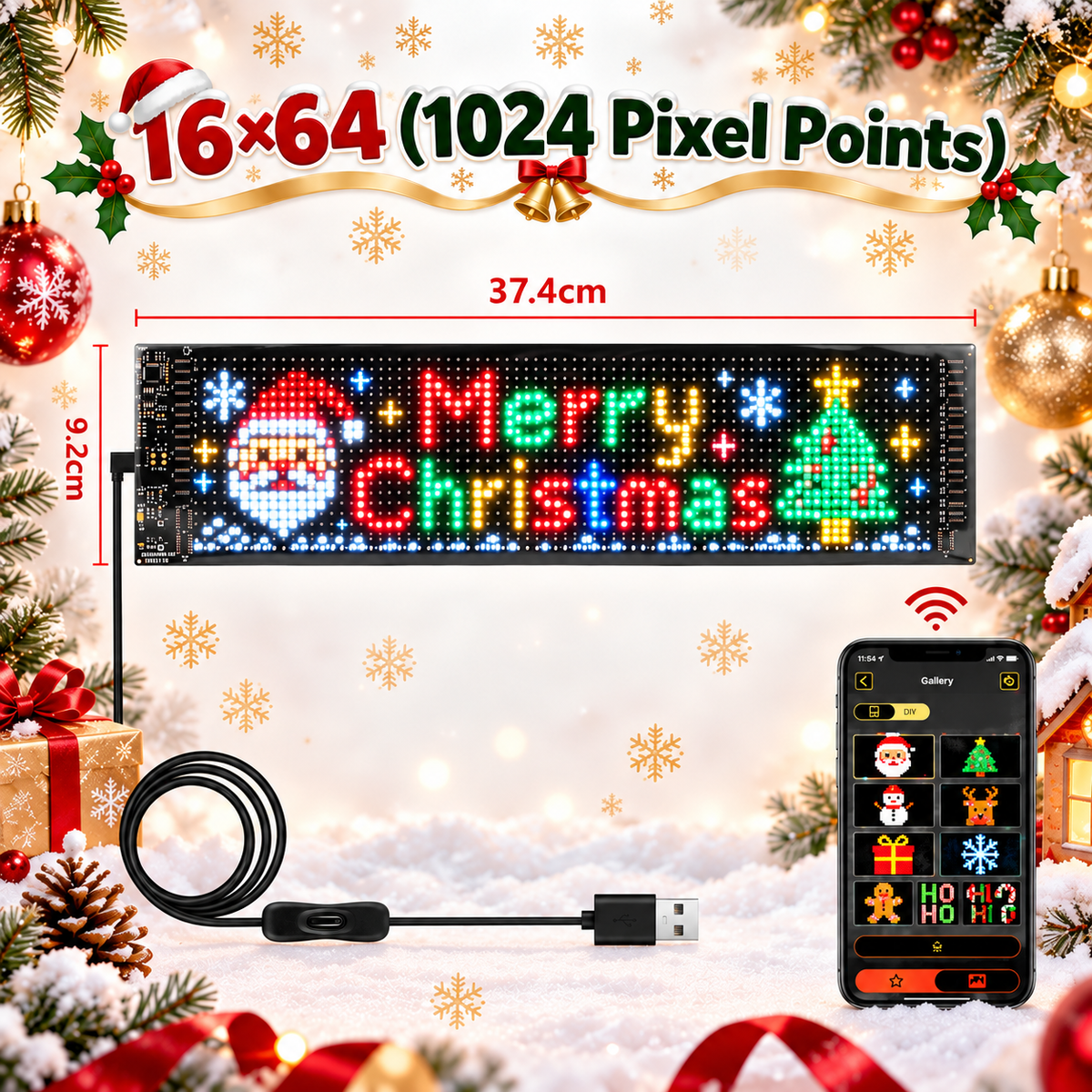 Merry Drive Custom LED Display