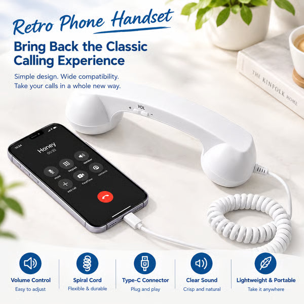 🌲Christmas Sale -Just ￡10.99💝📞Vintage Retro Telephone Handset ✨The most unique Christmas gift! Perfect for music lovers🎄