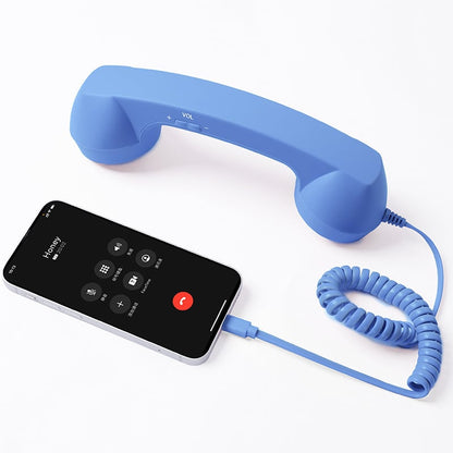 📞 Retro Phone Handset for USB-C Phones – Plug In & Make Calls Fun Again